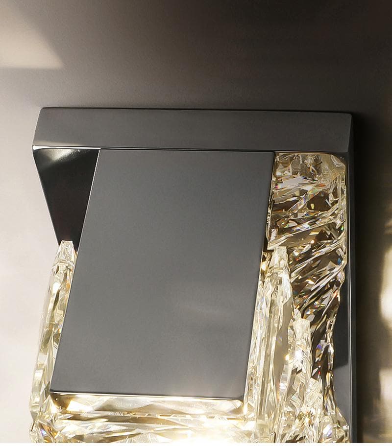 Irregular Crystal Block Wall Sconce Light