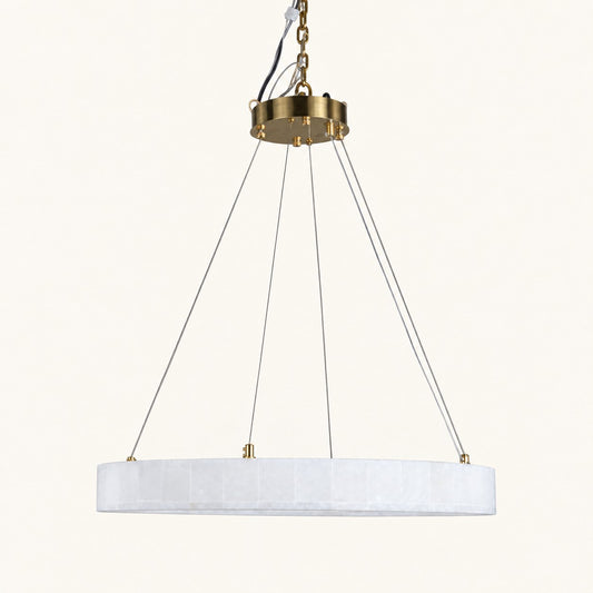 Alabaster Ring LED Chandelier
