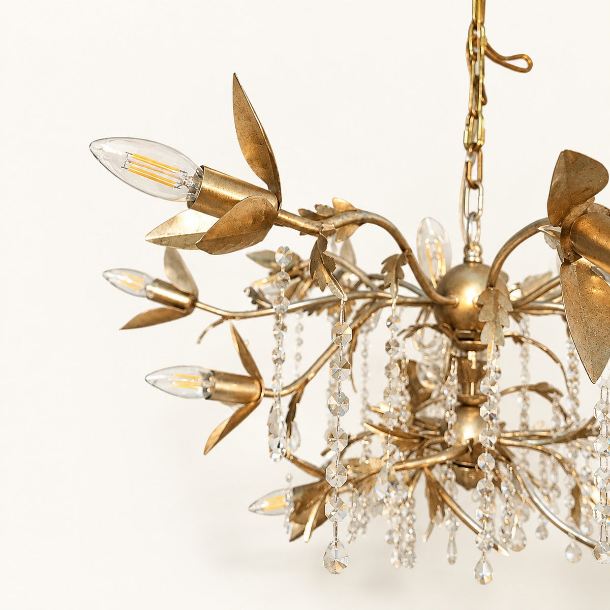 Botanical Branch Crystal Chandelier