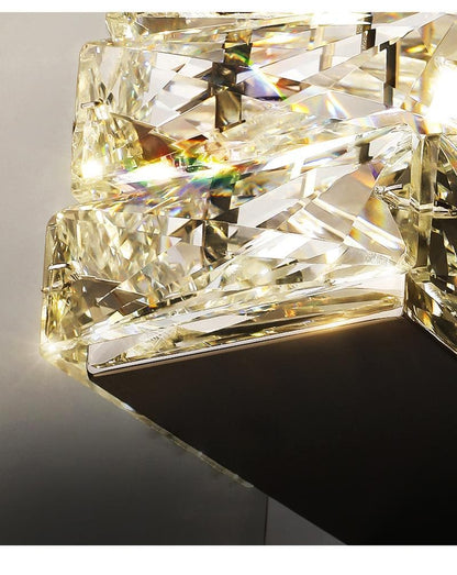 Irregular Crystal Block Wall Sconce Light