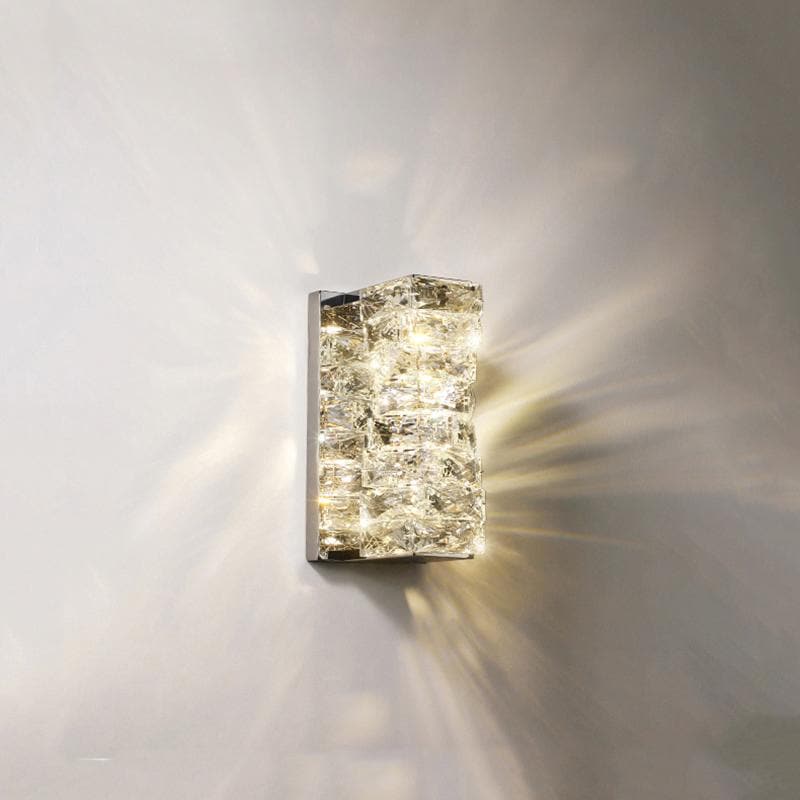 Irregular Crystal Block Wall Sconce Light