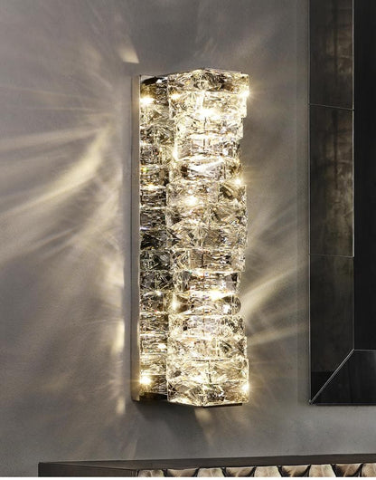 Irregular Crystal Block Wall Sconce Light