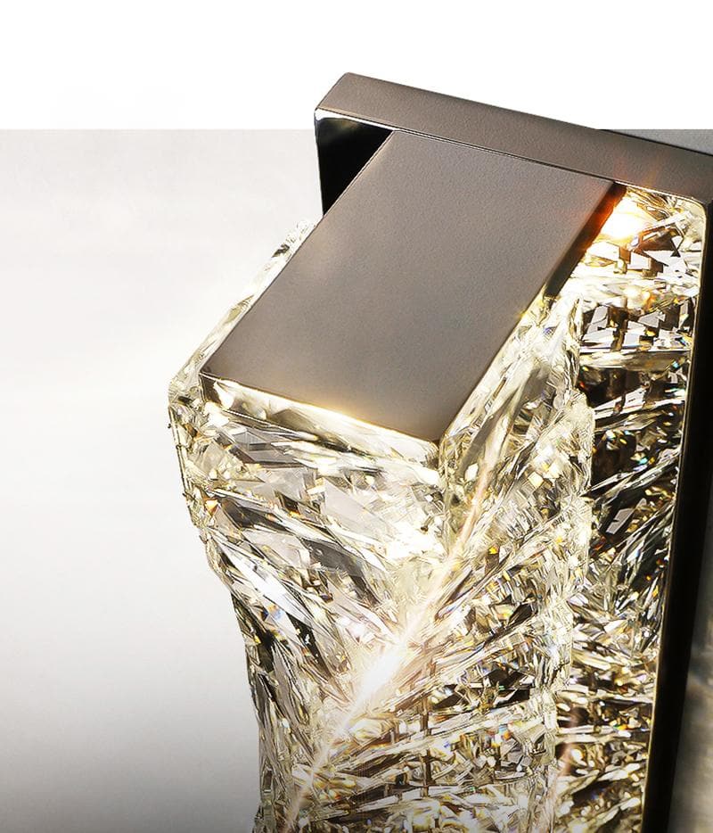 Irregular Crystal Block Wall Sconce Light