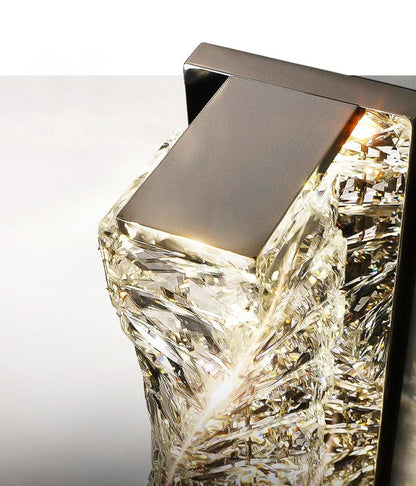 Irregular Crystal Block Wall Sconce Light