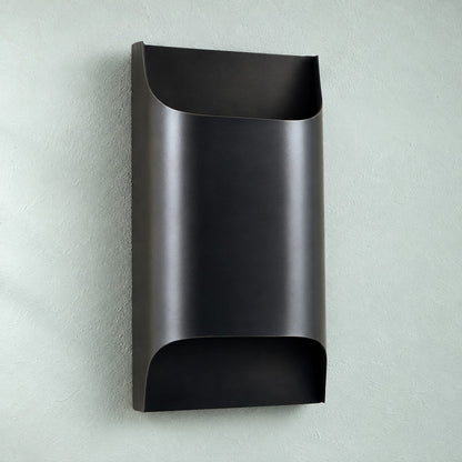 Brass Wall Sconce, Sculpted Design