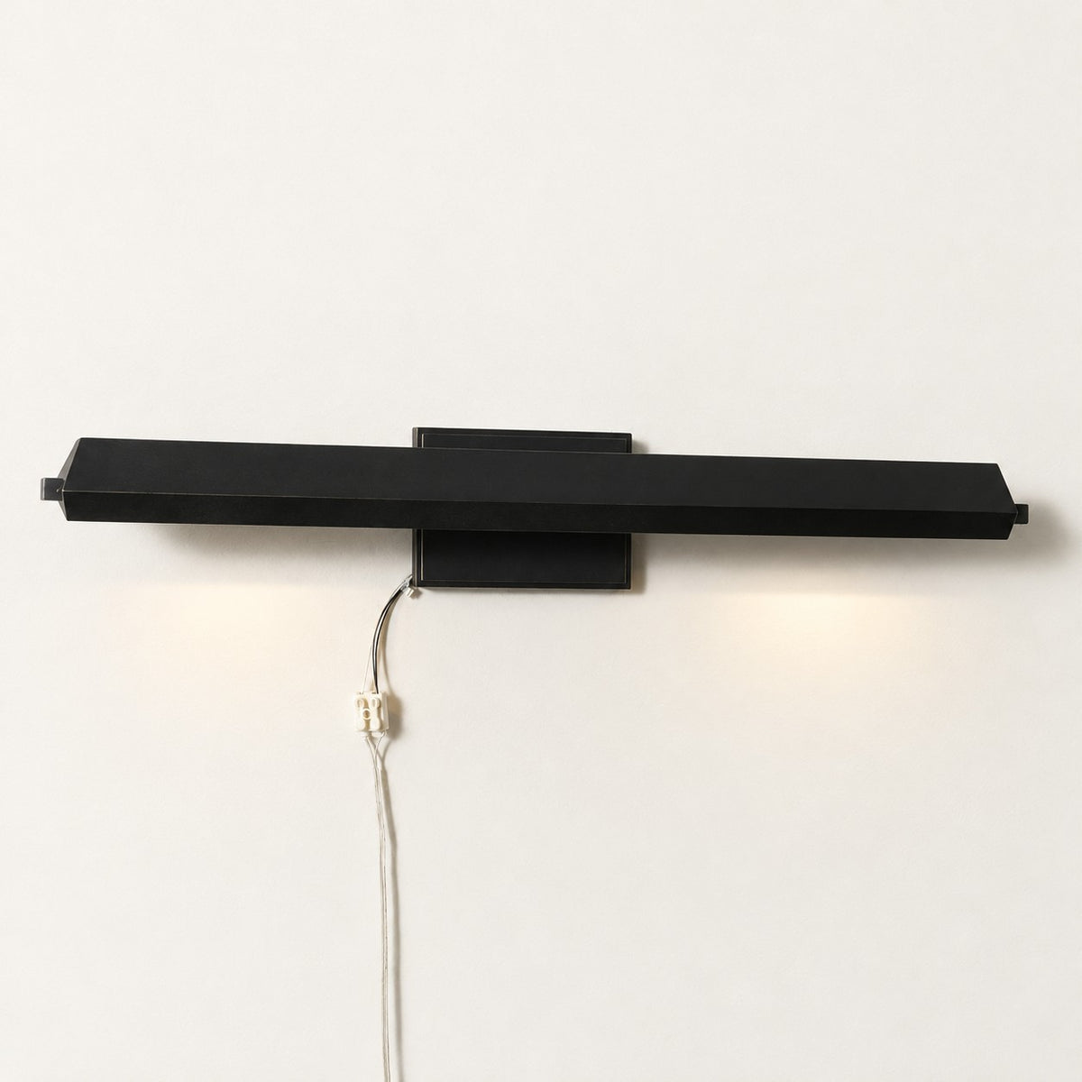 Linear Black LED Wall Light