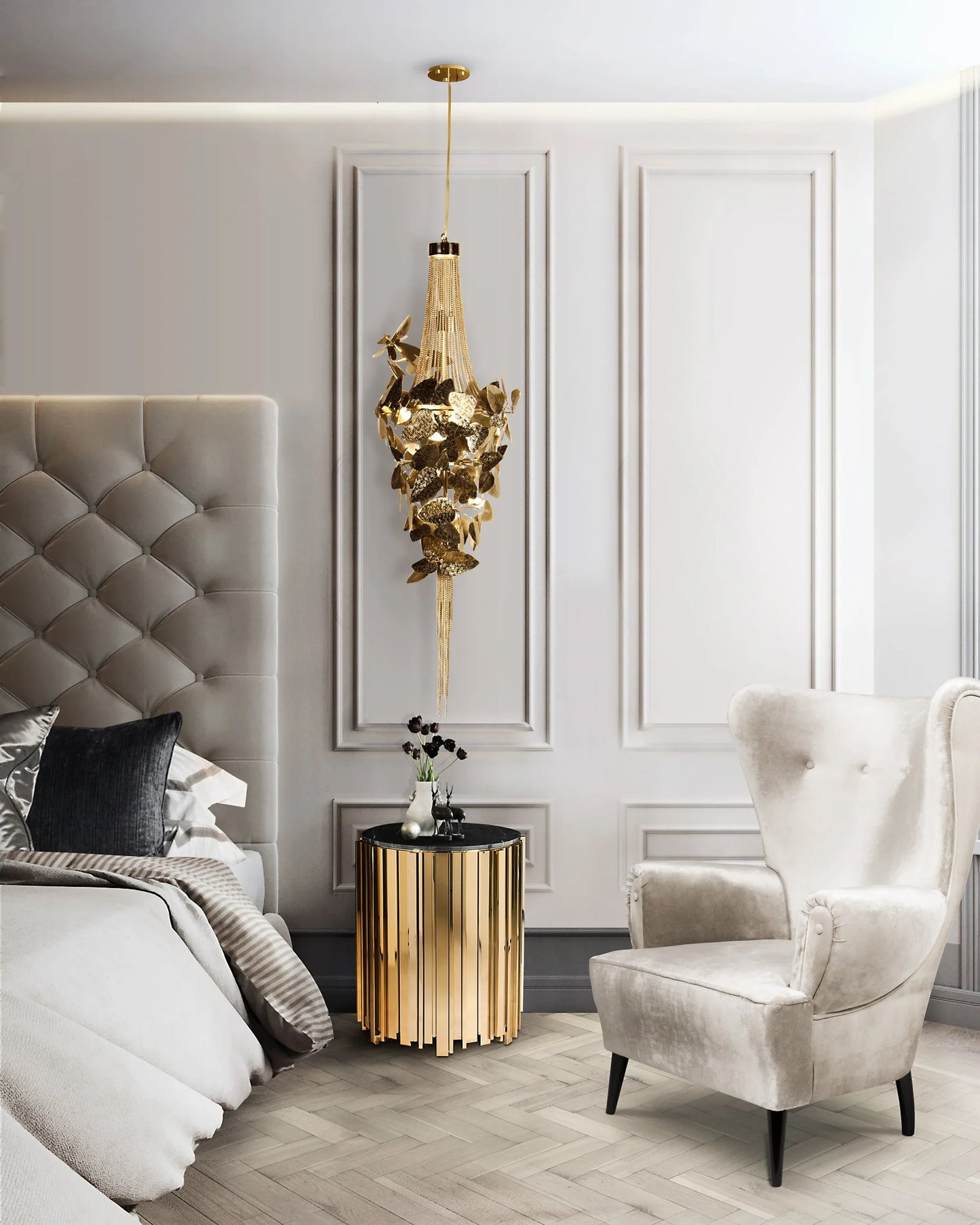 6-Light Crystal Pendant Light